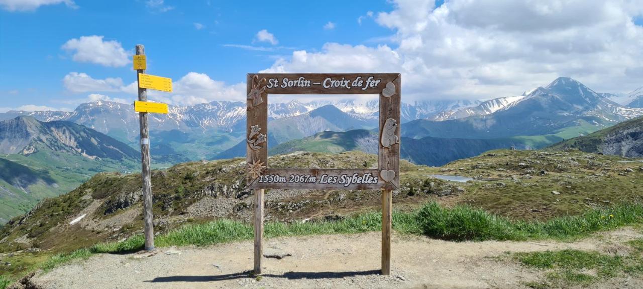 Agreable Appartement De 6 Pers Au Pieds Des Pistes ,Wifi Gratuit A Saint-Sorlin-D'Arves Labelise 3 Etoiles Au Gite De France Dış mekan fotoğraf